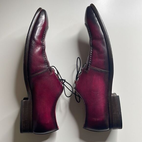 Carrucci Tracey Purple leather shoes.  Size 10.  EUC. - Picture 5 of 7